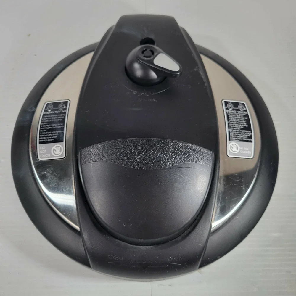Instant Pot IP-LUX60 V3 6qt 6-In-1 Pressure Cooker Replacement Lid w Gasket Knob